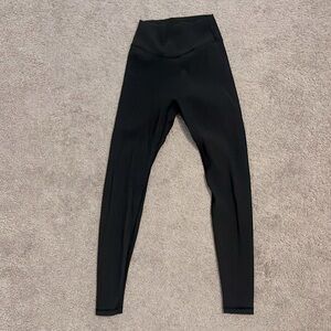 BuffBunny Material Girl Ribbed Leggings in Black Size Small